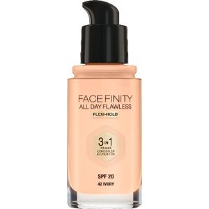 MAX FACTOR Facefinity All Day Flawless 3in1 Foundation SPF20 42 Ivory 30ml