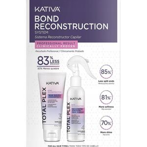 Kativa Total Plex Reconstruction Kit Odżywki silnie naprawiające włosy