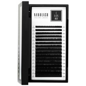 Zestaw sztuczne rzęsy Nanolash VOLUME LASHES Doczepy 6-13 mm