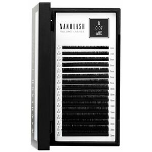 Zestaw sztuczne rzęsy Nanolash VOLUME LASHES Doczepy 6-13 mm