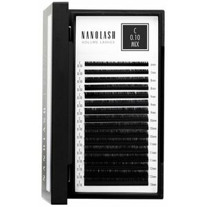Zestaw sztuczne rzęsy Nanolash VOLUME LASHES Doczepy 6-13 mm