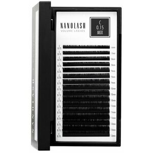 Zestaw sztuczne rzęsy Nanolash VOLUME LASHES Doczepy 6-13 mm