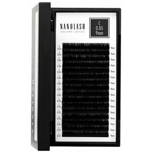 Zestaw sztuczne rzęsy Nanolash VOLUME LASHES Doczepy 9 mm