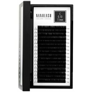 Zestaw sztuczne rzęsy Nanolash VOLUME LASHES Doczepy 11 mm