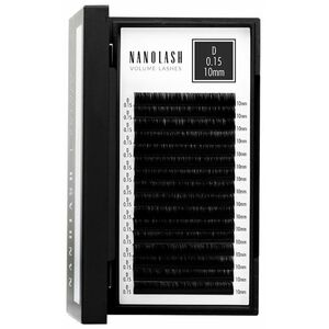 Zestaw sztuczne rzęsy Nanolash VOLUME LASHES Doczepy 10 mm