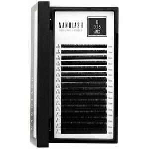 Zestaw sztuczne rzęsy Nanolash VOLUME LASHES Doczepy 6-13 mm