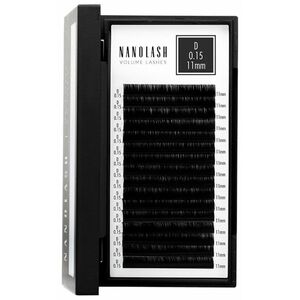 Zestaw sztuczne rzęsy Nanolash VOLUME LASHES Doczepy 11 mm