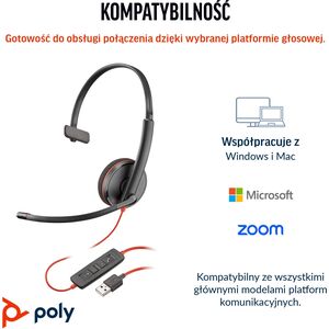 Blackwire 3210 Monaural USB-C