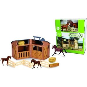 Figurka Collecta Stajnia z akcesoriami i końmi 89695