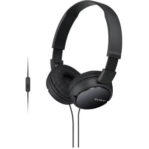 Sulankstomos ausinės Sony MDR-ZX110AP juodos su mikrofonu