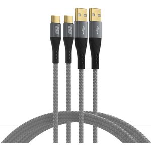EFB Elektronik USB-AC-00007 kabel USB USB 2.0 2 m USB A USB C Czarny, Szary