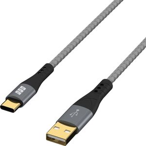 EFB Elektronik USB-AC-00003 kabel USB USB 2.0 2 m USB A USB C Czarny, Szary