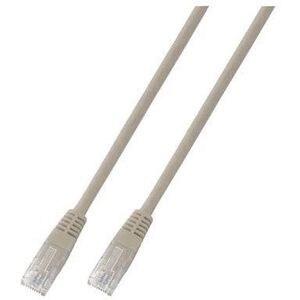 EFB RJ45 Patchkabel U/UTP, Cat.6, PVC, CCA, 1m, grau