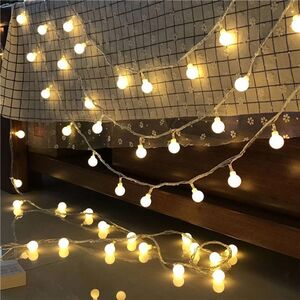 Aptel OGRODOWA GIRLANDA ŚWIETLNA IP44 Zewnętrzna 1000 cm 100x LED biała ZD69D