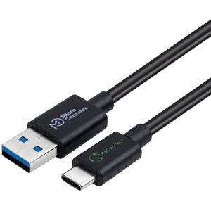 Microconnect ECO-USB3.2CA05 kabel USB USB 3.2 Gen 2 (3.1 Gen 2) 0,5 m USB A USB C Czarny