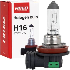 Żarówka halogenowa h16 12v 19w pgj19-3 amio-04521