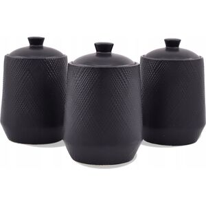 Maestro Zestaw pojemnieków 3 el.Maestro MR-20001-03CS black