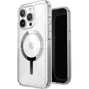 Speck Speck Gemshell Grip + MagSafe - Etui do iPhone 15 Pro (Clear / Chrome Finish)