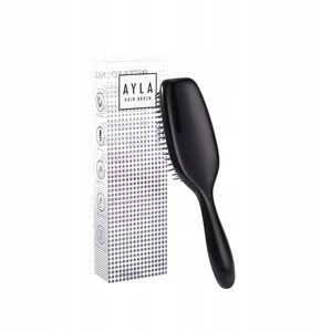 SISTER YOUNG_Ayla Hair Brush szczotka do włosów z elastycznym nylonowym włosiem Black