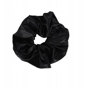 SISTER YOUNG_Lilu satynowa gumka do włosów scrunchie Black