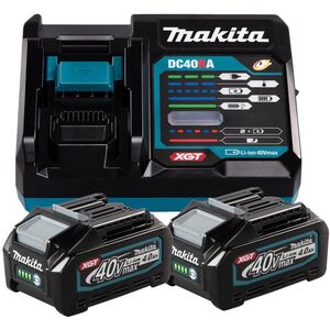 ZESTAW ZASILAJĄCY 18V XGT 40V 2*4.0AH + DC40RA
