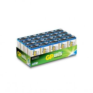 GP Batteries Ultra Plus Alkaline 1604AUP/6LF22, Engangsbatteri, 9V, Alkaline, 9 V, 20 stk.