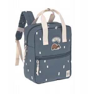 Lassig Mini Square Backpack Happy Prints Navy