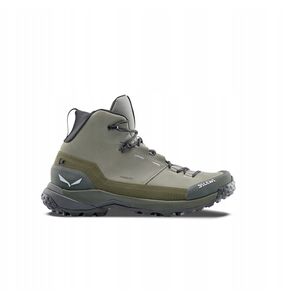 Buty Puez leather mid PTX shadow dark olive UK 11 (46) SALEWA