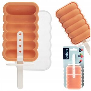 FOREMKA NA LODY SORBET FORMA DO LODÓW NA PATYKU SILIKONOWA Z POKRYWKĄ TWIST ORION 151799