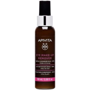 Apivita Eye Make-Up Remover Gentle Cleansing Milk mleczko łagodnie usuwające makijaż oczu z Miodem i Lipą 100ml