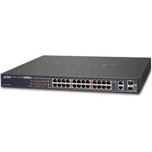 Switch Planet FGSW-2624HPS 24-portowy 24x PoE + 2 x Gigabit TP/SFP Combo