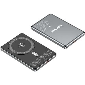 Powerbank Awei PA-30 5000mAh indukcyjny MagSafe szary