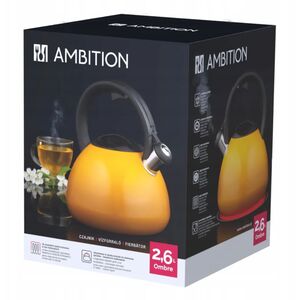 Virdulys su švilpuku Ombre 3 l garstyčių AMBITION