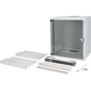 DIGITUS Netzwerk-Set 483 mm (19") - 12HE, 540x400 mm (BxT)we