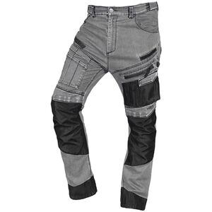 Spodnie robocze DENIM, wzmocnienia Oxford, szare, rozmiar XXL