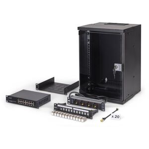 DIGITUS Netzwerk-Set 254 mm (10") - 9HE, 315x300 mm (BxT) sw