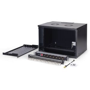 DIGITUS Netzwerk-Set 483 mm (19") - 7HE, 540x400 mm (BxT) sw