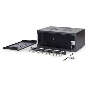 DIGITUS Netzwerk-Set 483 mm (19") - 4HE, 540x400 mm (BxT) sw