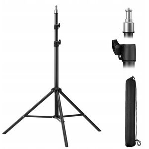 Statyw Studyjny Studio Foto Oświetleniowy Fotograficzny 16mm 1/4" 200cm K&f / Kf34.041