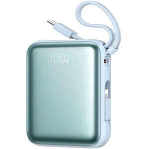 Powerbank Joyroom JR-PBF27 22,5W 10000mAh z dwoma wbudowanymi kablami - niebieski