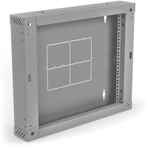 Sekcja tylna 100 mm (zawiasowa / uchylna) do szaf SW-6U-600-450-01-S, kolor szary ALANTEC