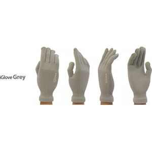 Rękawiczki iGlove 5-TIP - Grey uniwersalny