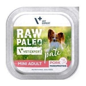 VetExpert Raw Paleo PORK Pate Mini Adult 150g