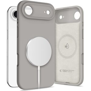 Etui Tech-Protect Silicone MagSafe do Apple iPhone 17 Air Stone Grey