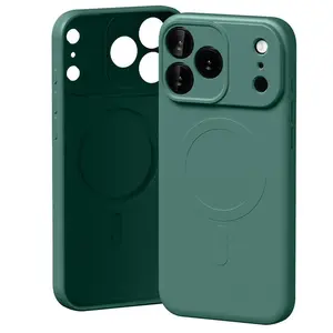 Etui Mercury Semi-Silicone MagSafe do iPhone 17 Pro Max zielony