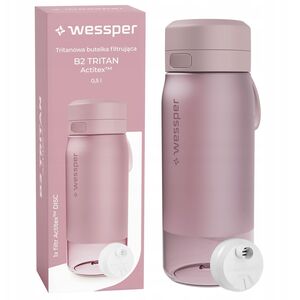 Butelka filtrująca Wessper B2 TRITAN Actitex™ 500ml Pink (WES273-500-PK_K)