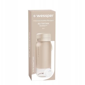 Butelka filtrująca Wessper B2 TRITAN Actitex™ 500ml Beige (WES273-500-BG_K)