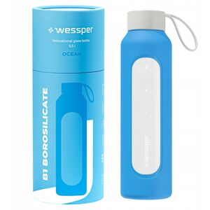 Szklana butelka Wessper B1 Borosilicate 500ml Ocean (WES260-500-OC-NEW)