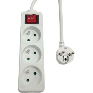 3-way Power Strip on/off