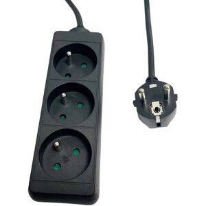3-way Power Strip French Type